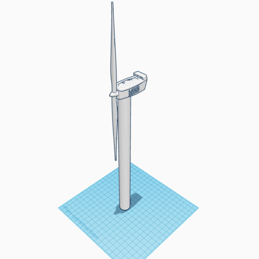 Free STL file MBB Messerschmitt Aeolus 2 prototype wind turbine・3D